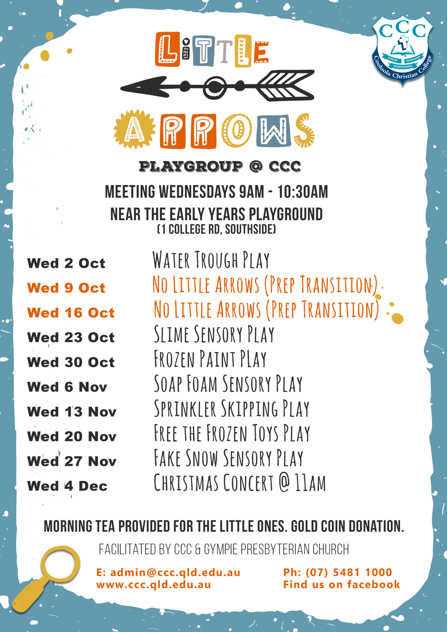 Little Arrows Term 4 Program