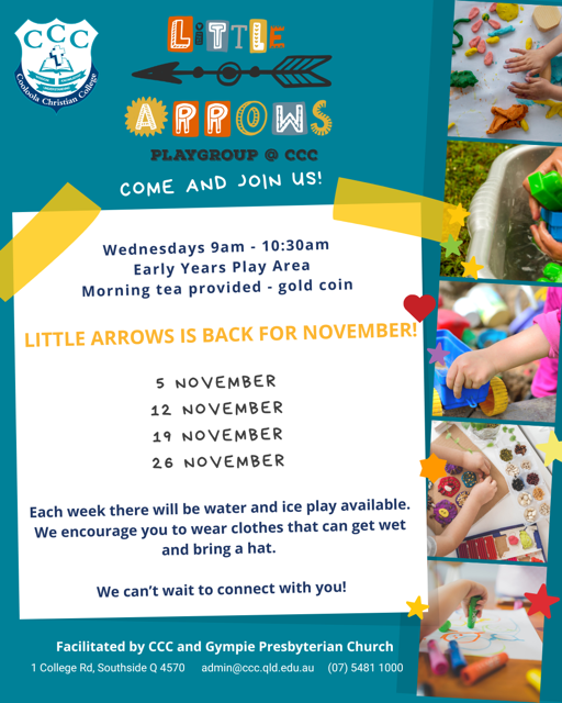 Little Arrows Playgroup in November